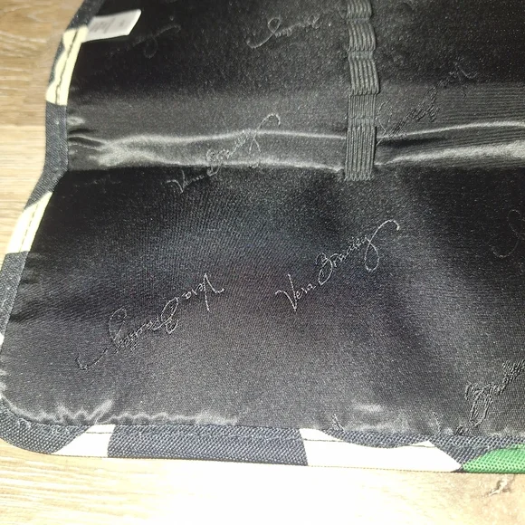 Vera Bradley Imperial Rose Tri-Fold Makeup Travel Brush Case - Picture 4 of 7